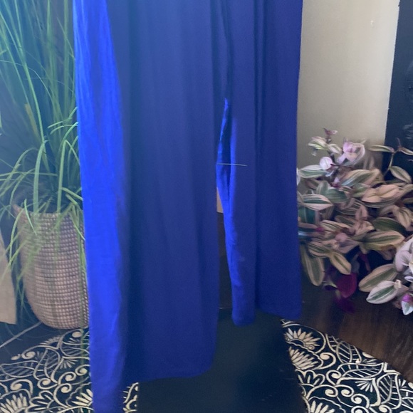 Ava & ViV purplish blue jumper with pockets adjustable straps - Picture 7 of 16